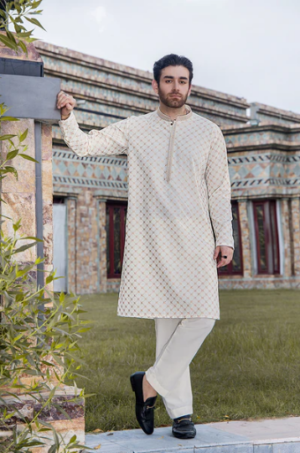 Aghaz by Riwaj 1541 | Luxury Silk Karandi Wedding Wear
