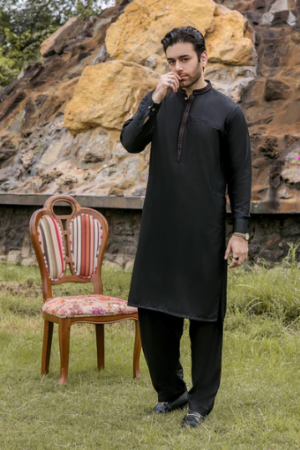AZ 1558 |  Luxury Wash and Wear | Black & Blue Series
