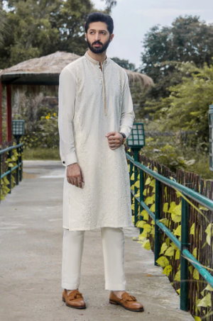 AZ 1549 | Luxury Silk Karandi Wedding Wear