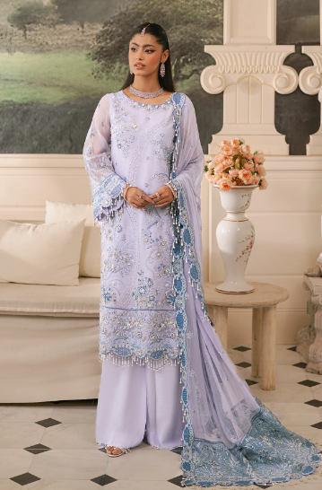 ADA by Raeesa Premium HU-43 Aynur | Embroidered 3pc Dress
