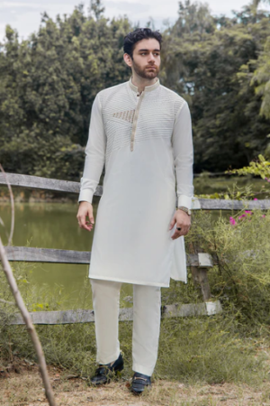 AZ 1551 | Luxury Silk Karandi Wedding Wear