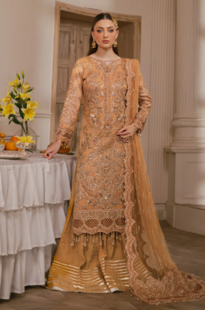 ADA by Raeesa Premium HU-42 Shamsi | Embroidered 3pc Dress