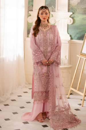 ADA by Raeesa Premium HU-50 Kitra | Embroidered 3pc Dress