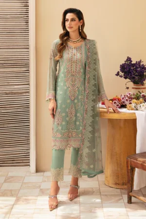Ramsha Chevron A-901 | Embroidered Luxury Chiffon