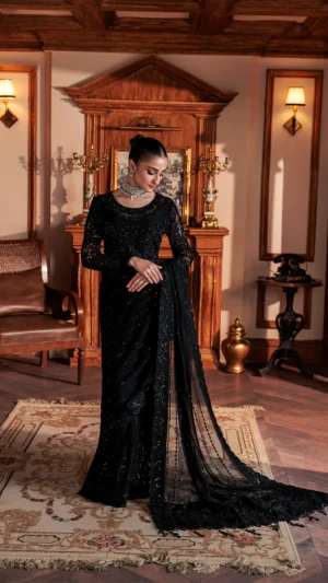 Zeenat Collection Nagina ZN 09 | Embroidered Chiffon 3 pc