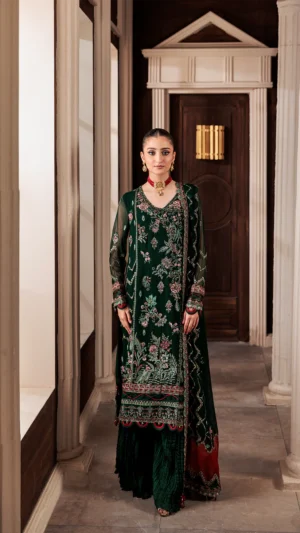Zeenat Collection Sehar ZN 10 | Embroidered Chiffon 3 pc