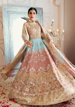 Zebtan Zircon Malka ZQ-10 | Zircon By Zebtan | Skin Chiffon lehenga dress