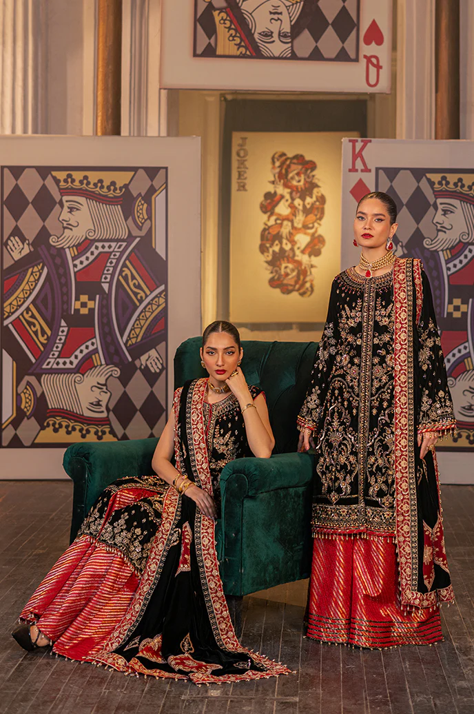 Rani by Razab RRV-06 | Embroidered Luxury Velvet Dress - Image 2