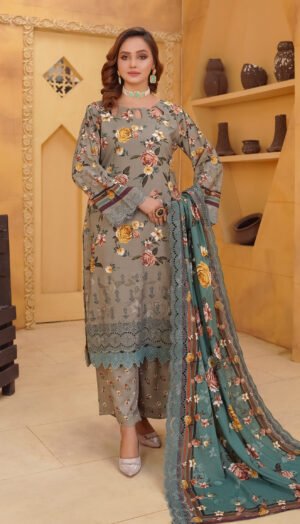 Design-05 | Rangoli Vol-1 by M.R | Viscos Chikan Kari
