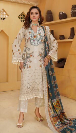 Design-06 | Rangoli Vol-1 by M.R | Viscos Chikan Kari