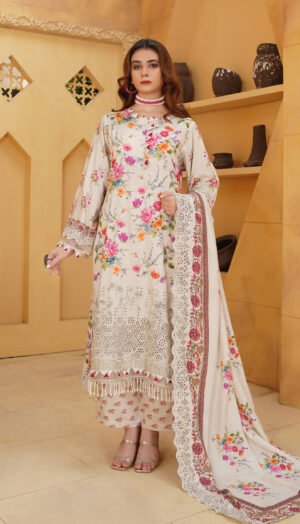 Design-08 | Rangoli Vol-1 by M.R | Viscos Chikan Kari