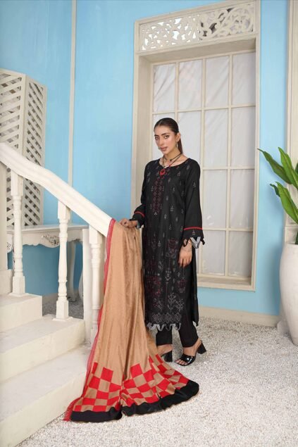 Araish 03 by Bin Rashid | Embroidered Zari with Wool Shawl