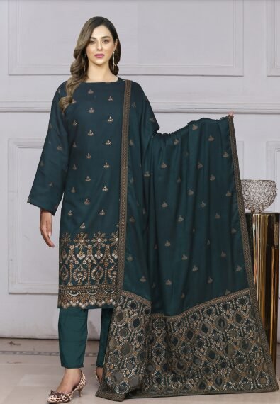 Blossam by Watan Design-03 | Elegant Leather Peach Dess