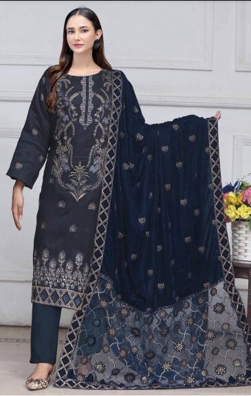 Sharjina by Watan Design 06 | Luxury Peach leather dress