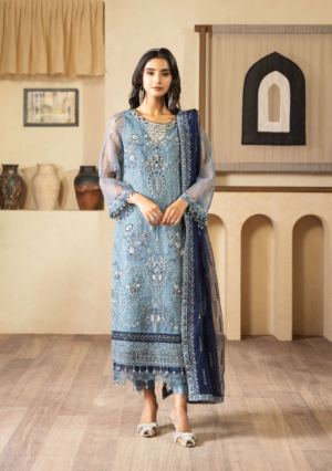 AZU Design 01 | Ahmed Embroideries | Luxury Chiffon Dress