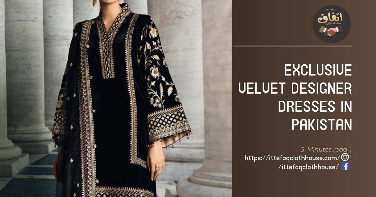 velvet designer dresses pakistan