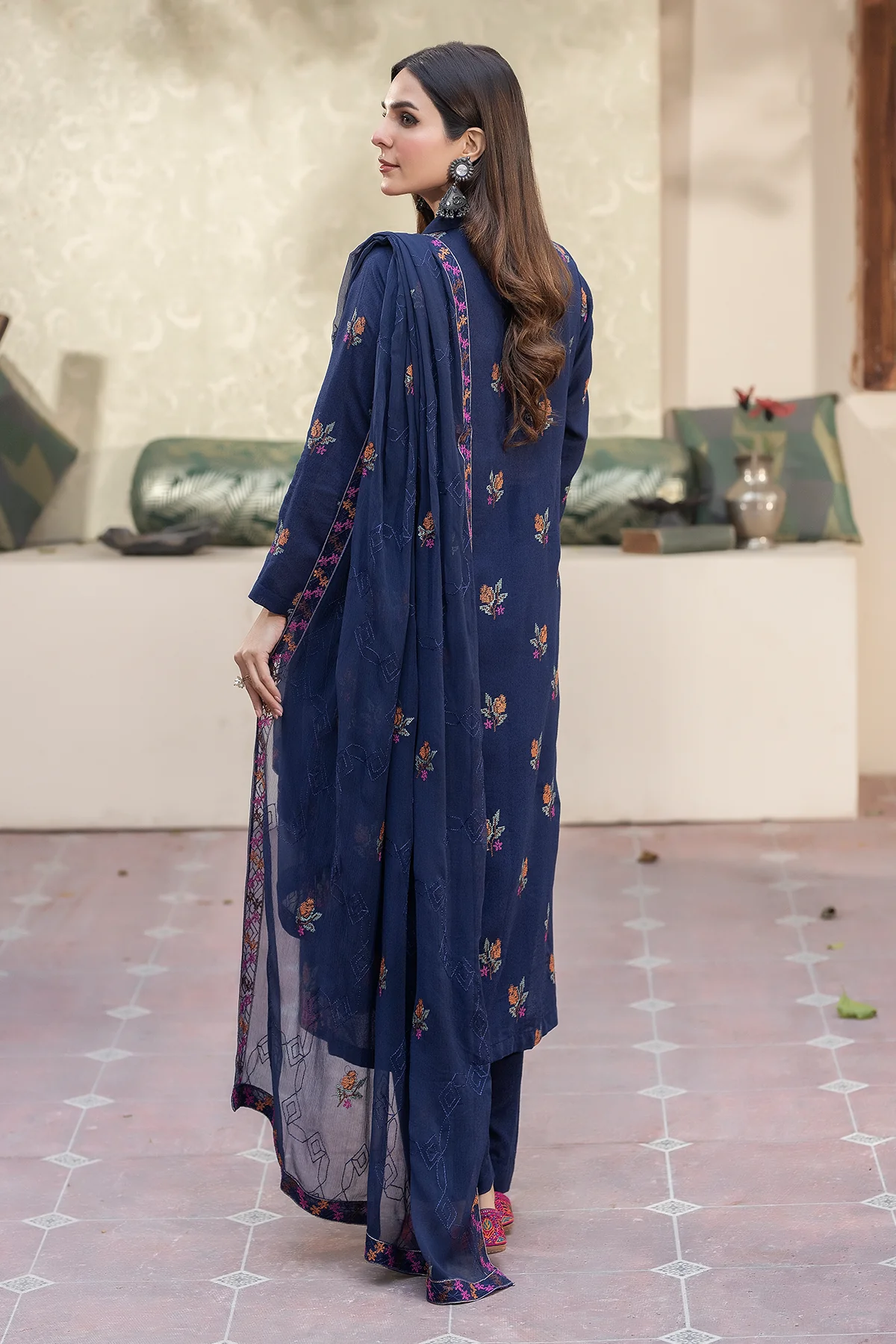 Noor e Fajjar Mehroo KR-182 | Luxury Karandi Dress - Image 2
