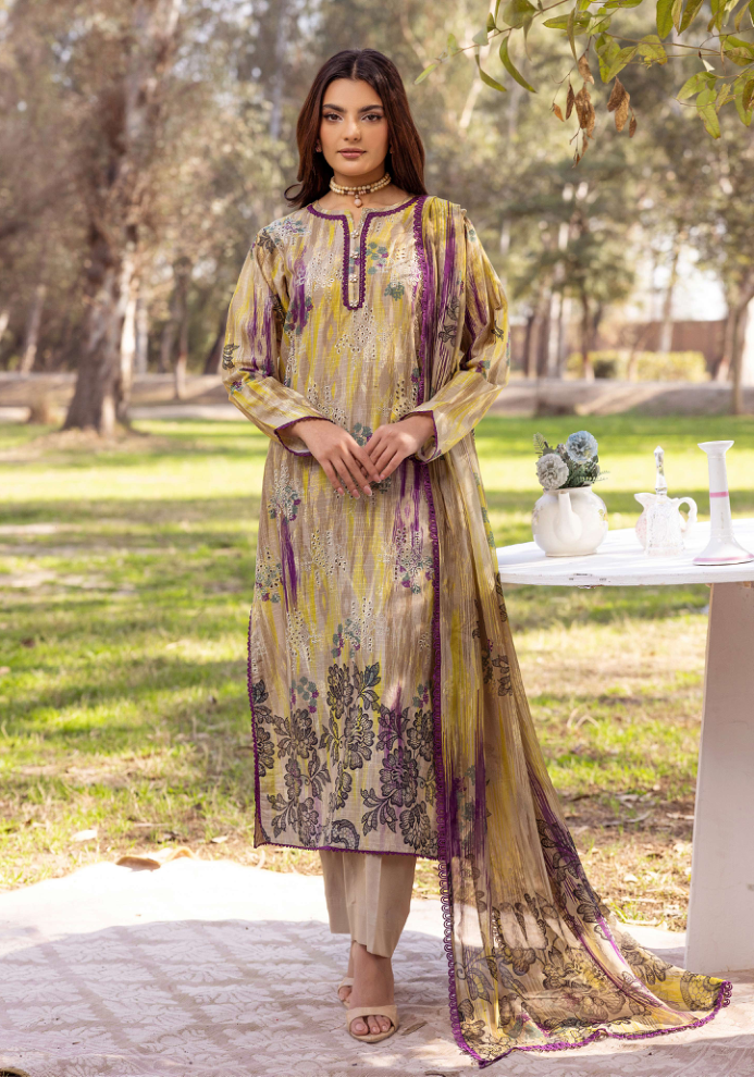 Shaista Chikankari Print Collection Design – 09