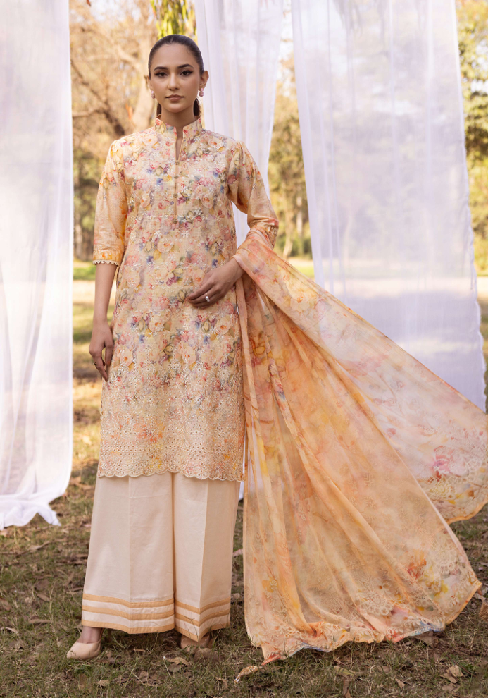 Shaista Chikankari Print Collection Design – 14