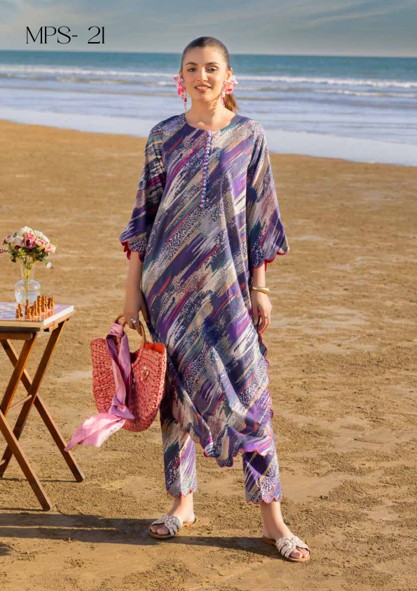 MPS 21 printed trouser shirt for women