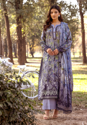 Shaista Chikankari Print Collection Design – 02