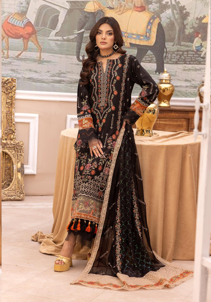 Shaista festive lawn Design - 655