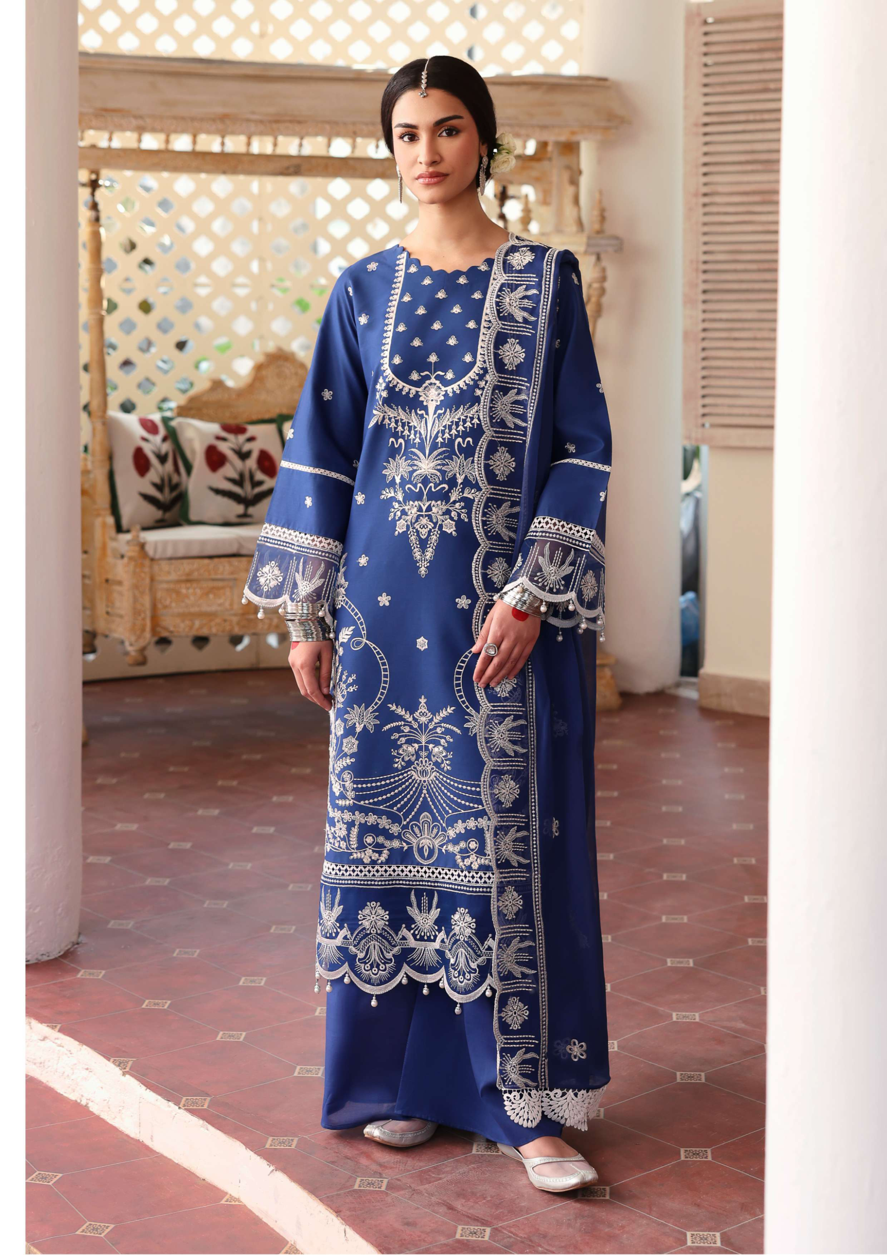 Aangan By Mahnur Fayrossa | 3 PC Lawn
