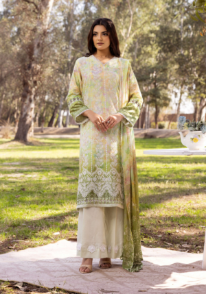 Shaista Chikankari Print Collection Design - 01