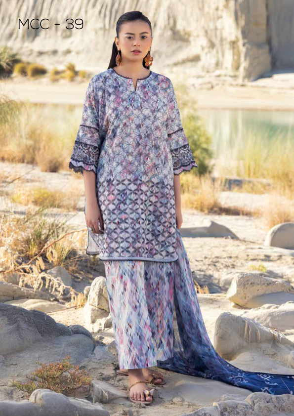 MCC 39 Muscari Chikankari dress design