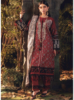 Rosy Glow lawn dress