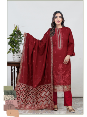 Aroosh By Watan Design 02 | Luxury Airjet Karandi Dress