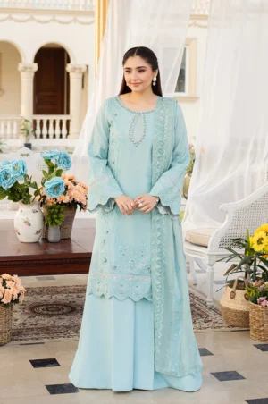 REB 03 Light blue lawn dress