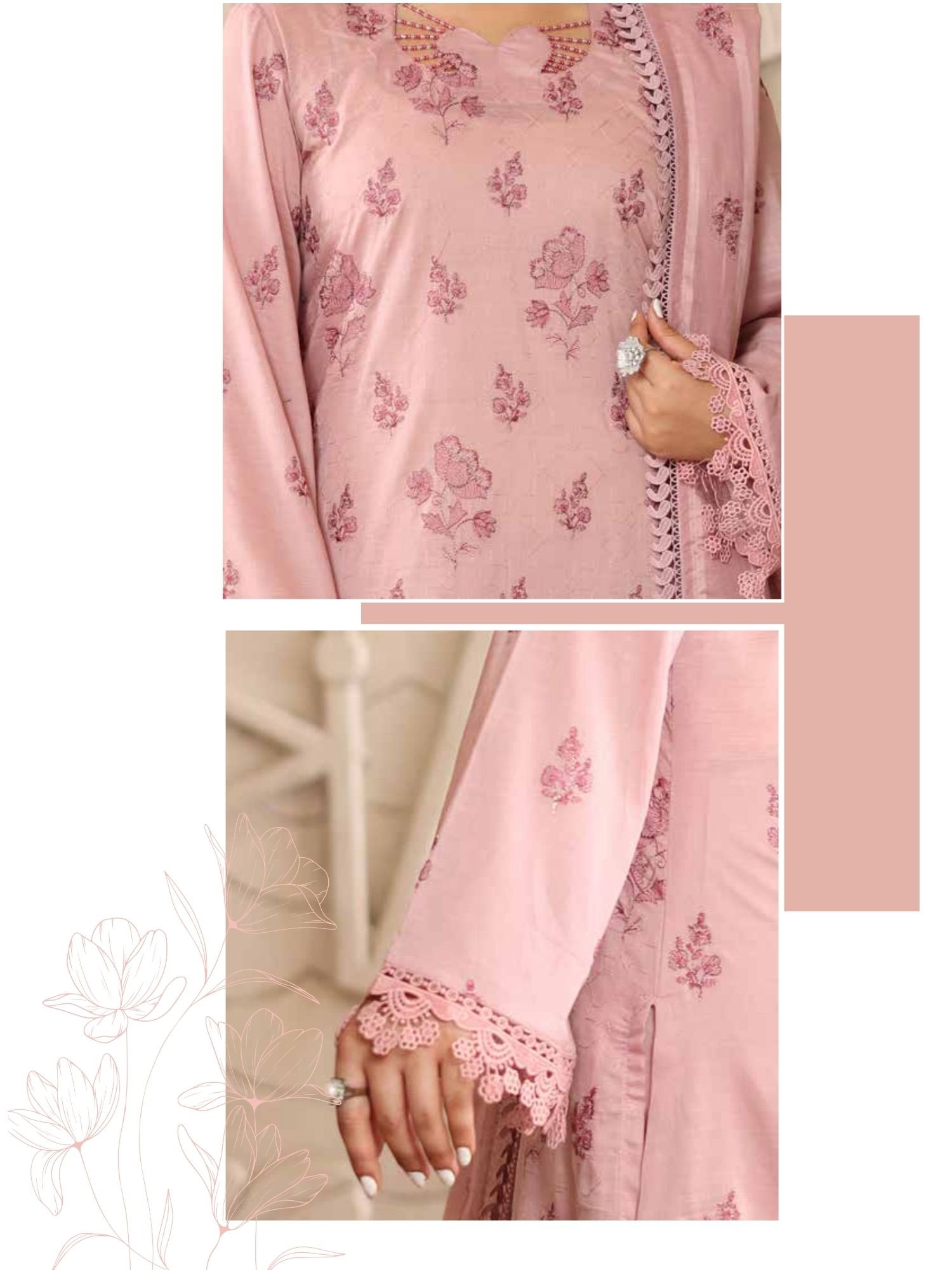 Noor-e-Fajar Arooba NF-1477 | Summer Collection - Image 3