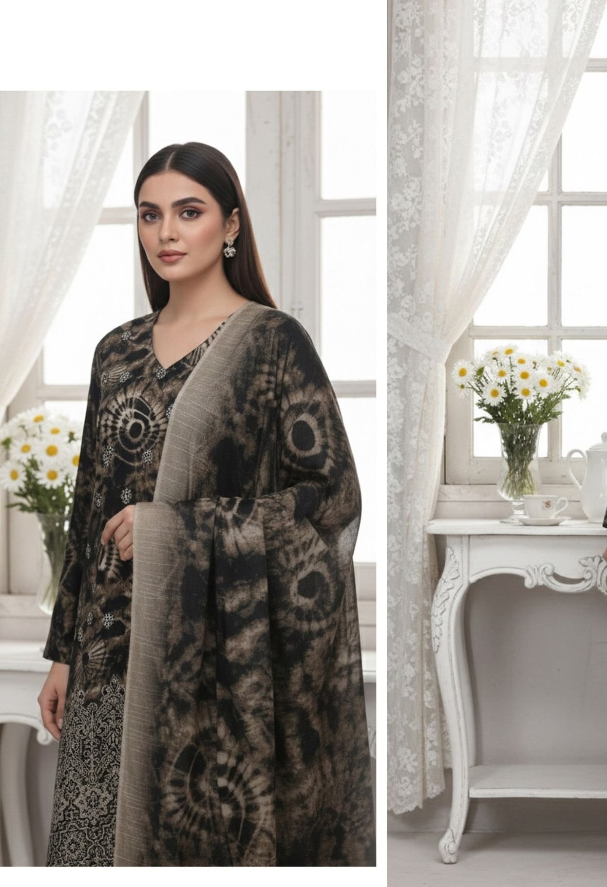 Shaista Printed Lawn Embroidery No: 506 | Luxury Printed Lawn Dress - Image 2