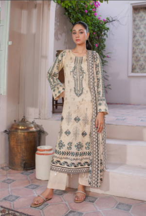 Shaista Amber Printed Lawn Design-17