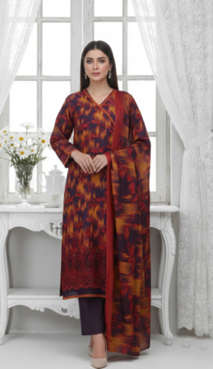 Shaista Printed Lawn Embroidery No: 501