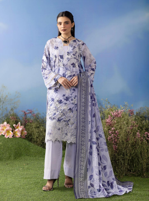Shaista Printed Handmade Collection D-165 | Luxury Printed Lawn Dress