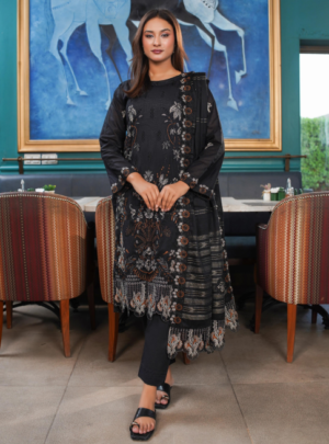 Shaista Executive Lawn Embroidery Design – 34