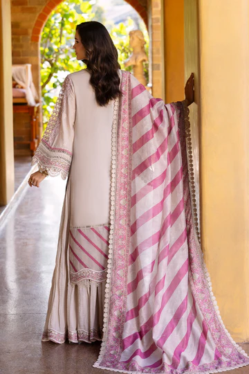 Rang-e-Bahar By Razab REB-17 | Luxury Embroidered Lawn Dress - Image 3