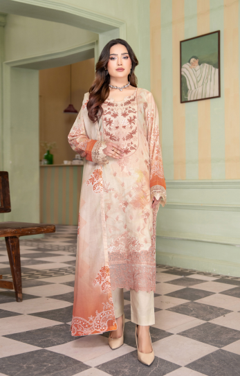 Gull-E-Rukh By Riaz Arts D-07