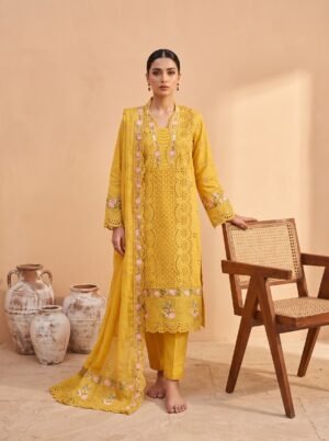 Summer Suit Yellow Dark Design - 02